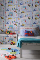Dutch Wallcoverings Make Believe Road Work Ahead 11051