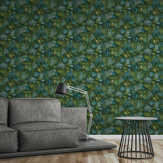 AS Creation Greenery 37280-3 | 372803 - Groen / Blauw