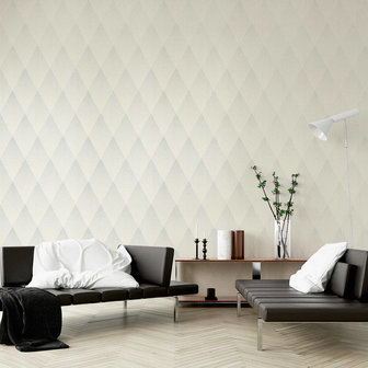 AS Creation New Walls 37419-2 | 374192 - Wit / Zilver