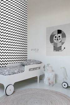 Esta Home Black &amp; White 139115 (*Gratis Lijm Actie) - Zwart Wit