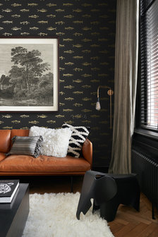 Esta Home Black &amp; White 139124 (With a splash of gold) (*Gratis Lijm Actie) - Zwart - Goud