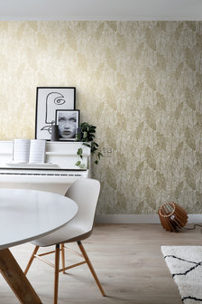 Esta Home Black &amp; White 139125 (With a splash of gold) (*Gratis Lijm Actie) - Wit - Goud