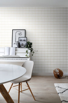 Esta Home Black &amp; White 139131 (With a splash of gold) (*Gratis Lijm Actie) - Wit - Goud