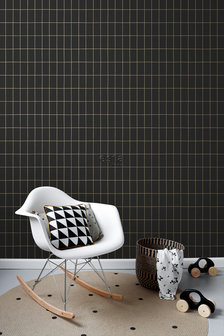 Esta Home Black &amp; White 139132 (With a splash of gold) (*Gratis Lijm Actie) - Zwart - Goud