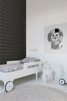 Esta Home Black &amp; White 139132 (With a splash of gold) (*Gratis Lijm Actie) - Zwart - Goud