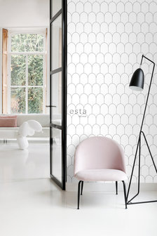 Esta Home Black &amp; White 139140 (*Gratis Lijm Actie) - Zwart Wit