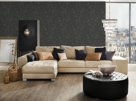 AS Creation Trendwall | 2307-82 - 230782 - Zwart / Goud