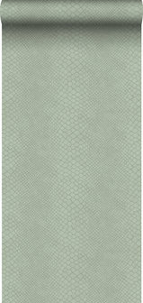 Origin Wallcoverings Luxury Skins 347768 (*Met Gratis Lijm!) - Groen - Grijs