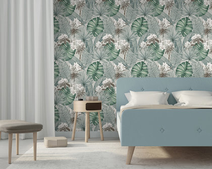 Dutch Wallcoverings Eden Bladeren/bloem M378-09