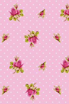PiP Behang Eijffinger Roses and Dots Roze 386022
