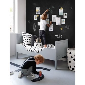 Esta Home Krijtbord Magneet Behang Zwart 155002 (5,6M) (*Gratis Lijm Actie) - Zwart