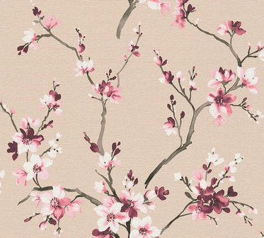 AS Creation Desert Lodge 38520-3 / 385203 Roze Bloemen