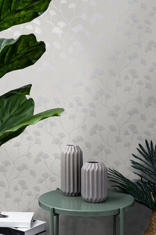 Dutch Wallcoverings Indulgence 12700 Grijs Zilver