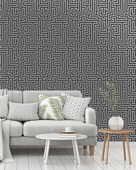 Dutch Wallcoverings Indulgence 12912 Zwart