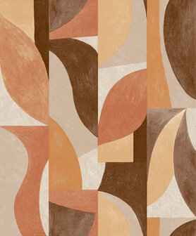 Dutch Wallcoverings Nomad A50602 Oranje - bruin