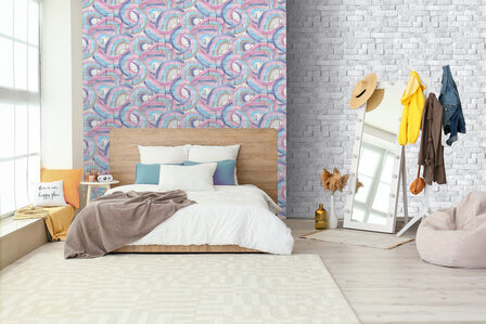 Dutch Wallcoverings Pop M454-06 blw