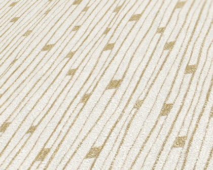 AS Creation Battle of Style 38822-3 - 388223 Creme / Goud