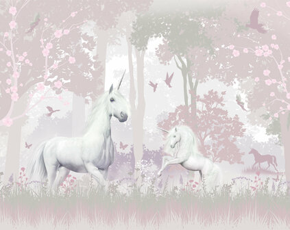 Walltastic Wall Mural Forest Unicorn 46931-6P