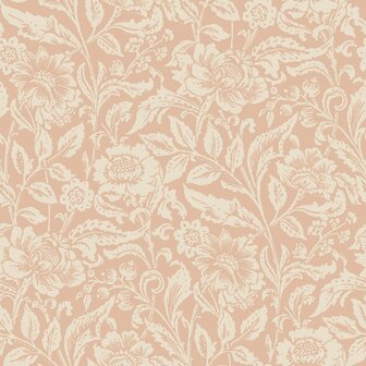 Esta Home Vintage Flowers terracotta - roze 139427 (*Gratis Lijm Actie) - Terracotta - Roze