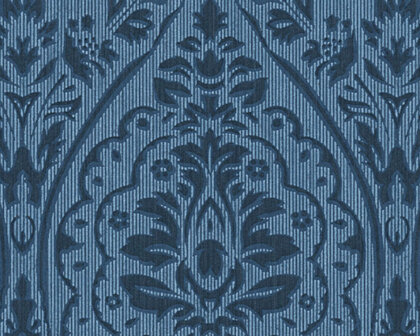 AS Creation AP Finest - 96195-8 - 961958 Blauw (Textiel) - Zwart