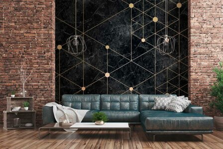 AS Creation The Wall Goud - 38260-1 - 382601 - Goud / Zwart