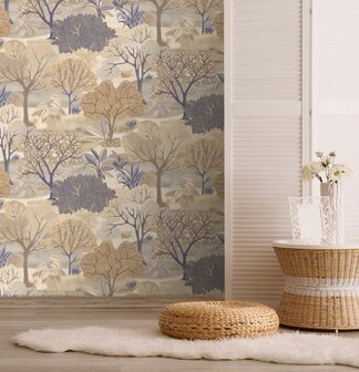 Noordwand Allure AL26250 Blauw - Beige