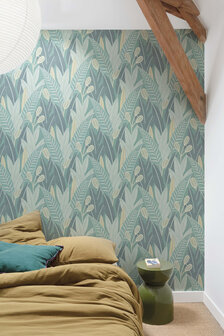 Dutch Wallcoverings Attitude A65703 Blauwgroen