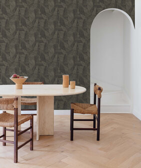 Dutch Wallcoverings Attitude A66603 Bruin