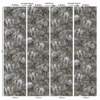 Santorus I Elephant&#039;s March - Argentum (A+B set) WP030423 (*Met Gratis Lijm!)