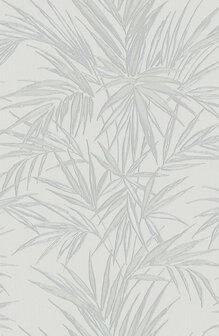 HookedOnWalls Tropical Weave Kenzia 18814 (Met Gratis Lijm!) Cr&egrave;me / Metallic
