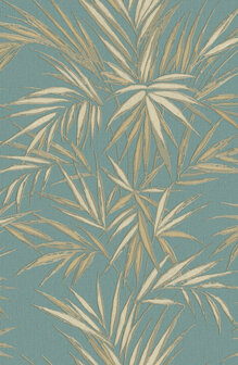 HookedOnWalls Tropical Weave Kenzia 18817 (Met Gratis Lijm!) Groen
