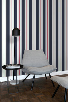 Esta Home Strepen 136415 (*Gratis Lijm) Rood Blauw