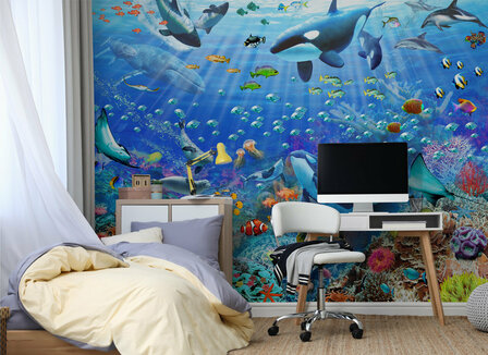 Walltastic Sea Life 46993-6P