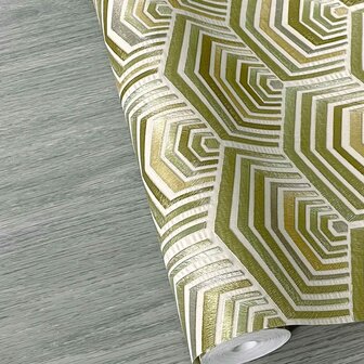 Dutch Wallcoverings Wallstitch DE120046 Groen