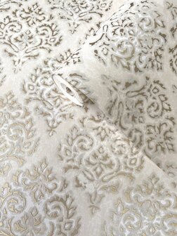 Noordwand Lustre MT2020 Cr&egrave;me / Goud Metallic