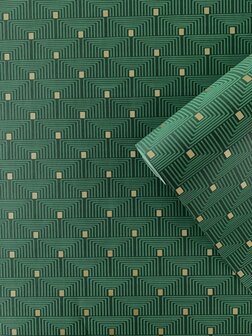 Noordwand Boutique F-PL3008 Groen Metallic