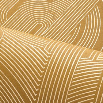 Casamance Faubourg Des Lumi&egrave;res (Met Gratis Lijm*) 76282140 - Bruin