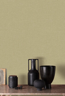 Dutch Wallcoverings Linnen Touch LT10011 Groen