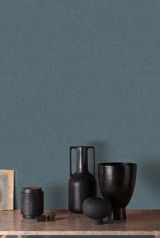 Dutch Wallcoverings Linnen Touch LT10014 Blauw