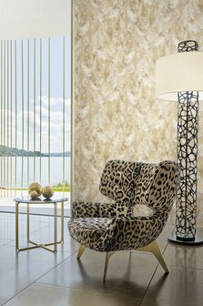 Dutch First Class Roberto Cavalli 9 (*Met Gratis Lijm!) 21056 - Crme / Goud Metallic