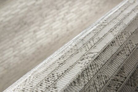 Arte ALL NATURALS PAPYRUS 48550A Wit / Grijs (Incl. Gratis Lijm*)