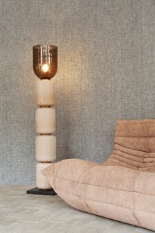 Arte ALL NATURALS WAFFLE WEAVE 85532A Blauw / Grijs (Incl. Gratis Lijm*)
