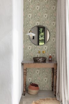 HookedOnWalls BLOMKVIST FREYA 29133 Groen (Incl. Gratis Lijm*)