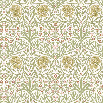 Dutch First Class Hidden Treasures 2 82045 - Geel / groen Behang