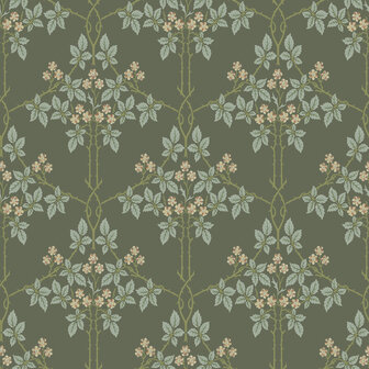 Dutch First Class Hidden Treasures 2 82055 - Groen / roze / blauw Behang