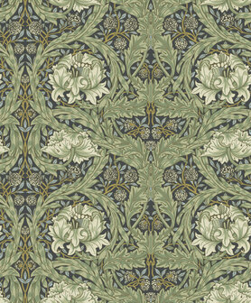 Dutch First Class Hidden Treasures 2 82075 - Groen / blauw Behang