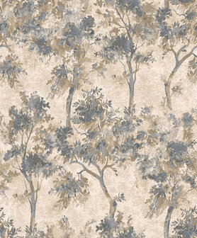 Dutch First Class Sahara 99501 - Blauw Behang