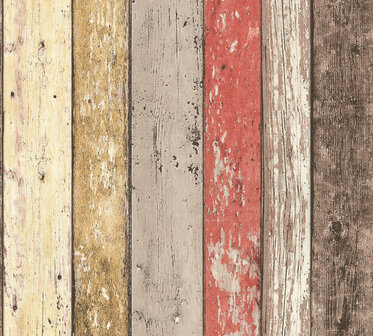 AS Creation Elements 8951-27 - 895127 Bruin / Rood Behang
