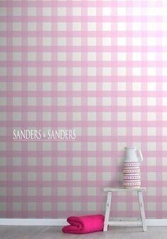 Sanders &amp; Sanders Trends &amp; More behang 935248 - Roze Behang