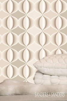 Sanders &amp; Sanders Trends &amp; More behang 935229 - Bruin - Beige Behang